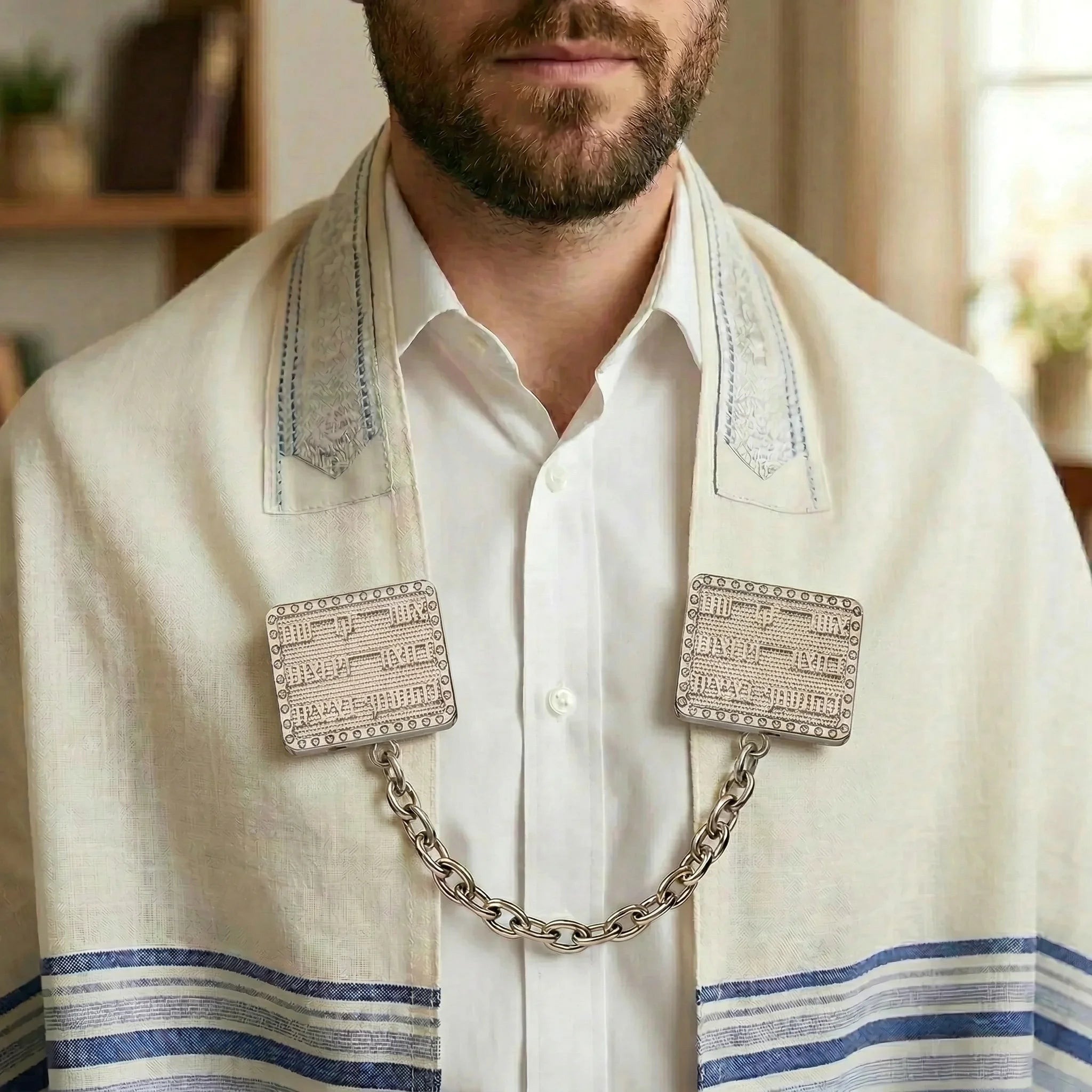 Nickel Tallit Clips 21 cm