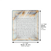 Reinforced Glass "Eshet Chail" Blessing 16*19 cm