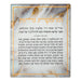 Reinforced Glass Candle Lighting Blessing 28*23 cm
