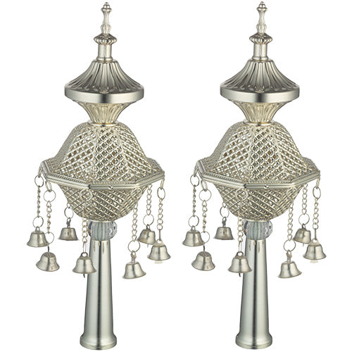 Pair of Rimonim for Torah 32 cm - Silver