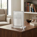 Lucite Matches Holder - Silver