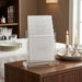 Benchers Display with 4 Blessings- Ashkenazi Silver Color
