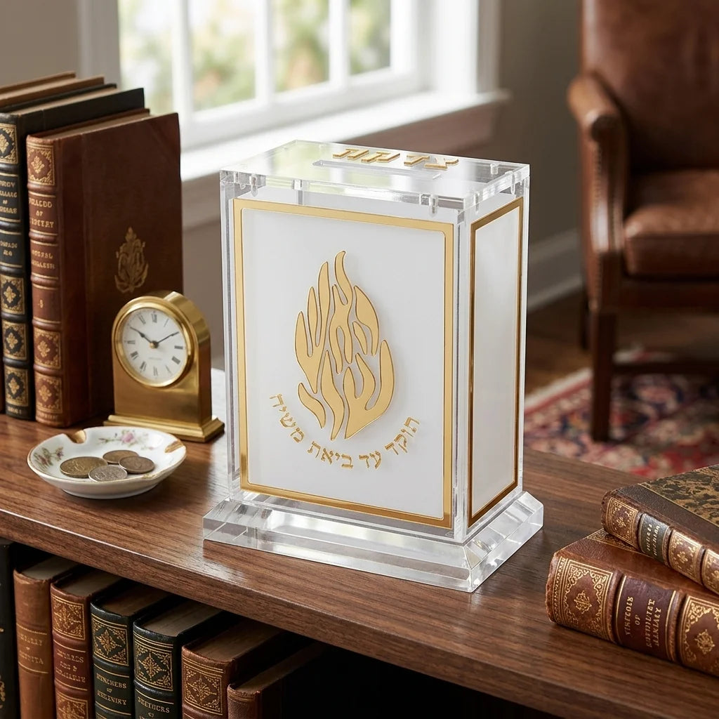 Acrilic Tzedakah Box