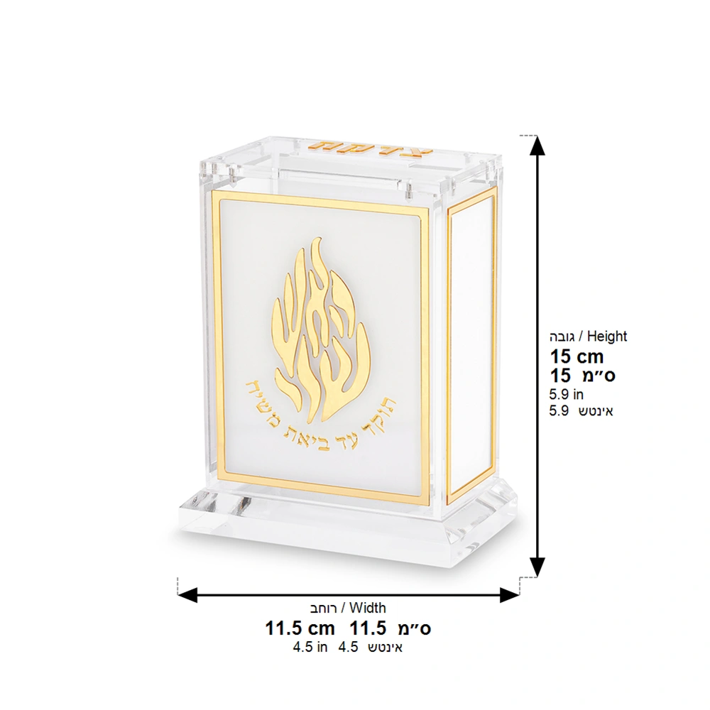 Acrilic Tzedakah Box