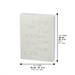 Polymer Picture Block 22*16 cm Blessing - White