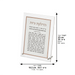 Lucite Framed Blessing - Candle Lighting 25*18.5cm