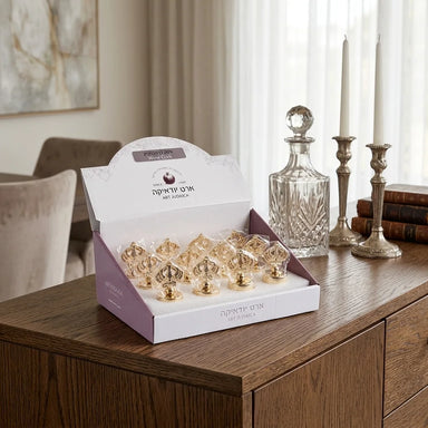 Full Display: Wine Cork 12pc Gold Color