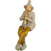 Polymer Clown Figurine with Cloth Legs 25 cm- Clarinet Player