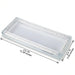 Crystal Tray for Candle Holders 34*15 cm