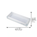Crystal Tray for Candle Holders 34*15 cm