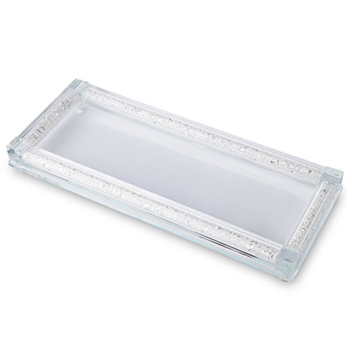 Crystal Tray for Candle Holders 34*15 cm