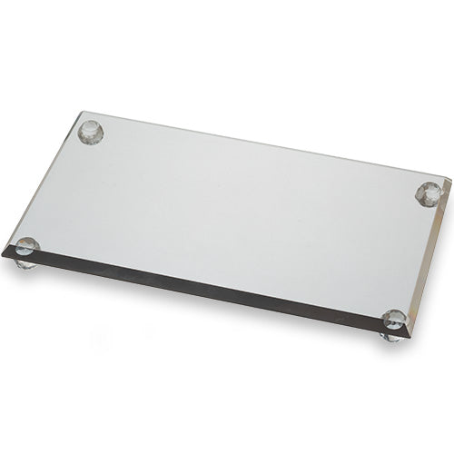 Crystal Tray for Candle Holders 23*13 cm
