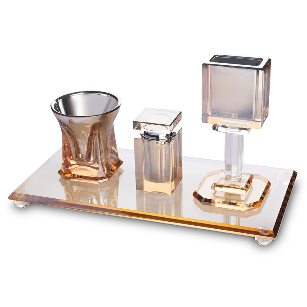 Crystal Havdala Set 22x11 cm