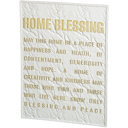 Polymer English Home Blessing 26*19 cm