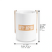 Acrilic Clear Washing Cup 13 cm