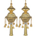 Pair of Rimonim for Torah 32 cm - Gold, Silver
