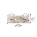 Glass Candlesticks 18*10 cm