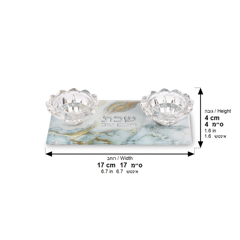 Glass Candlesticks 18*10 cm