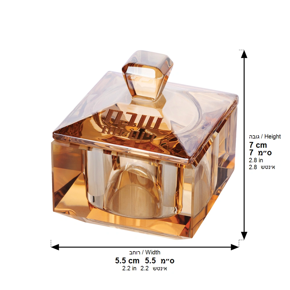 Crystal Salt Holder 6*4 cm