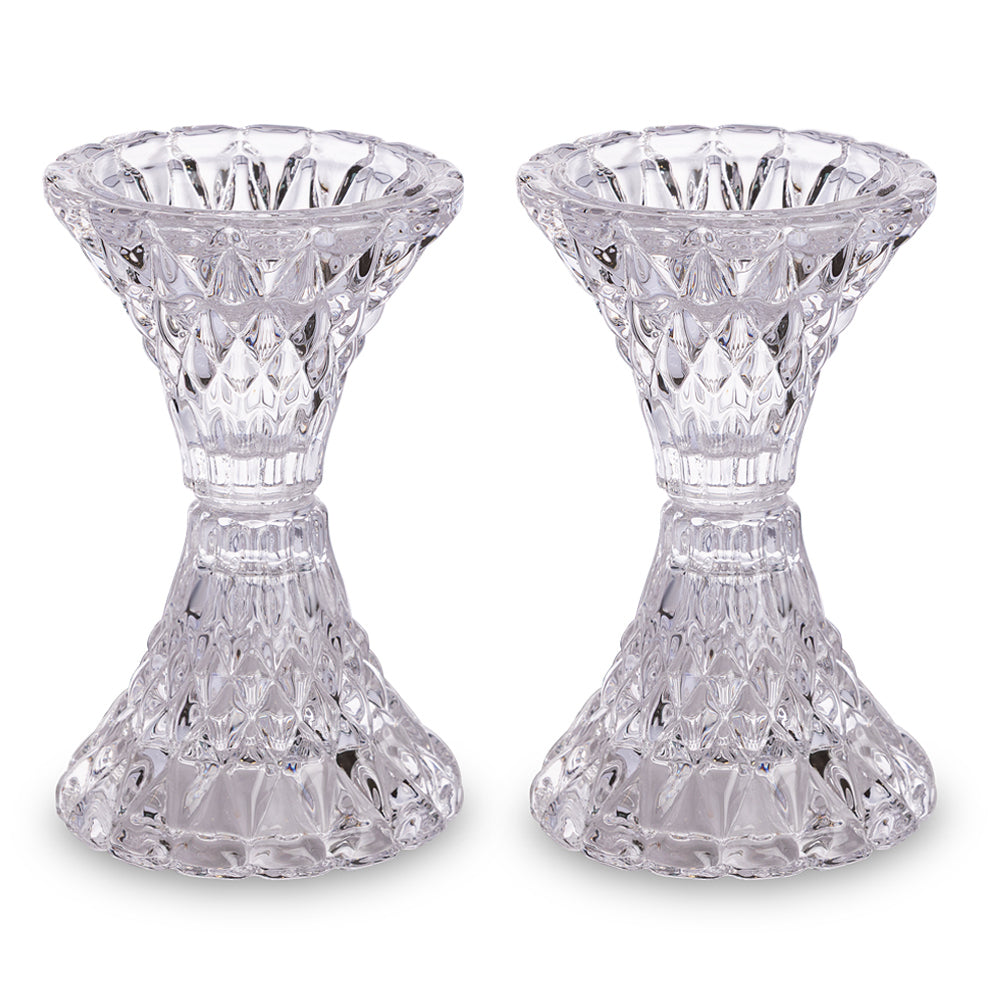 Glass Candlesticks 10 cm