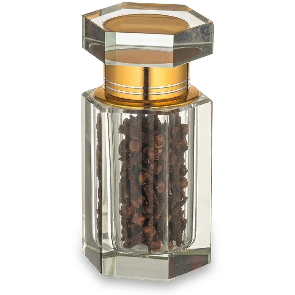 Crystal Besamim Holder 9 cm with Plaque