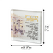 Acrilic Hebrew Home Blessing 21 cm