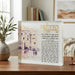 Acrilic Candle Lighting Blessing 21 cm