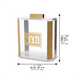 Clear Lucite Stand for Matzah 22*26 cm