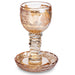 Crystal Kiddush Cup 16 cm Contain 100ml // 3.4oz