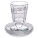 Crystal Kiddush Cup 8 cm with Stem
