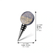 Crystal Wine Stopper 9 cm with Laser Cut Plaque