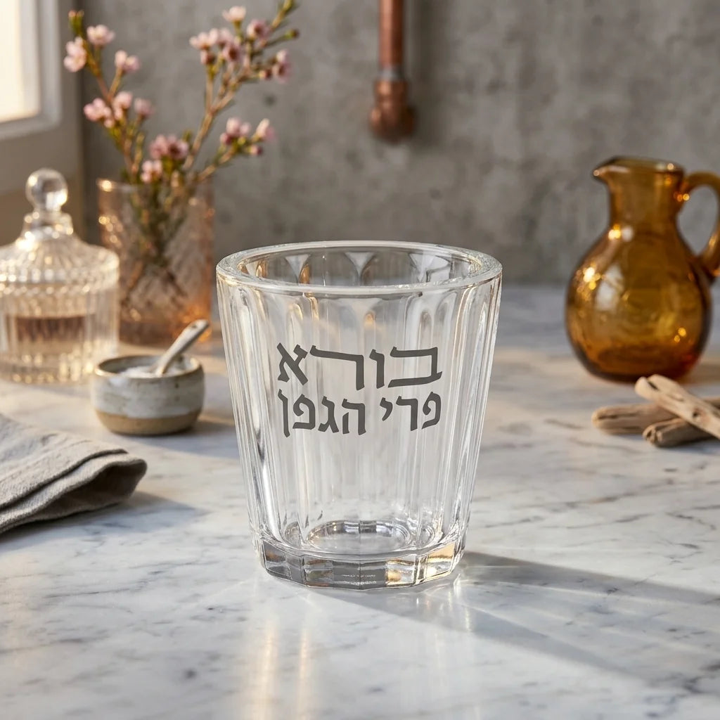 Crystal Kiddush Cup 7 cm Without Stem