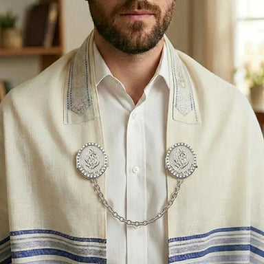 Nickel Tallit Clips 21 cm