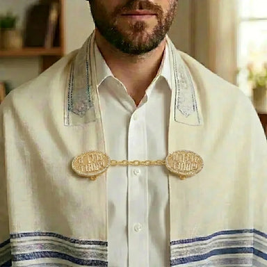 Tallit Clips 21 cm - Gold Finish