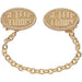 Tallit Clips 21 cm - Gold Finish