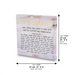 Acrilic Candle Lighting Blessing 21*21cm - Pink