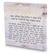 Acrilic Candle Lighting Blessing 21*21cm - Pink