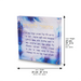 Acrilic Mizmor L'toda Blessing 21*21cm - Light Blue