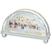 Crystal Napkin Holder with Metal Plate 9.5*15 cm