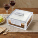 Lucite Stand for Matzah 22*26 cm - Silver