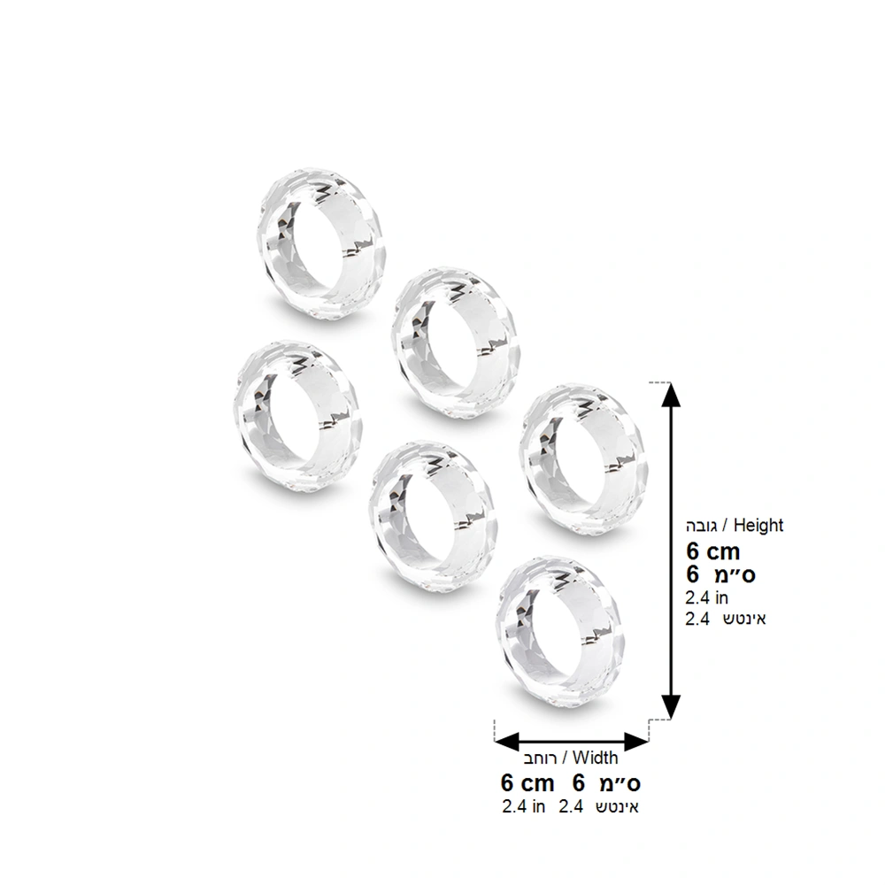 Set of 6 Napking Rings