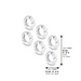 Set of 6 Napking Rings