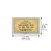 Prayer Card - Salvation 8*5cm - Golden, Purple