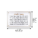 Acrilic Blessing 90x59 cm - Gold, White