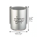 Acrilic Clear Washing Cup 13 cm