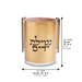 Acrilic Clear Washing Cup 13 cm