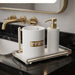 Acrilic Set of Washing Cup & Soap Dispenser & Tray