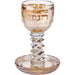 Crystal Kiddush Cup 16 cm Contain 100ml // 3.4oz