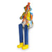 Polymer Klezmer Figurine with Cloth Legs 25 cm- Clarinet Player