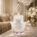 Hamsa with Acrilic- Brown English Home Blessing 18.5 cm